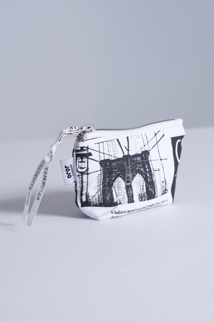 紐約報紙印零錢袋