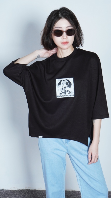 迷彩狗太空棉上衣