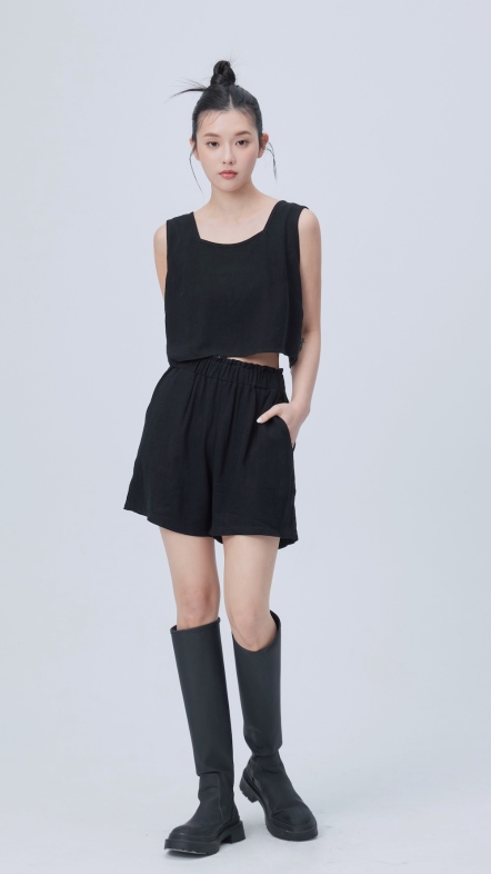 時尚背心短褲套裝